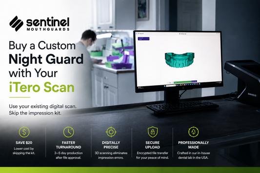 Buy a Custom Night Guard with an iTero Scan (No Impression Kit Needed)