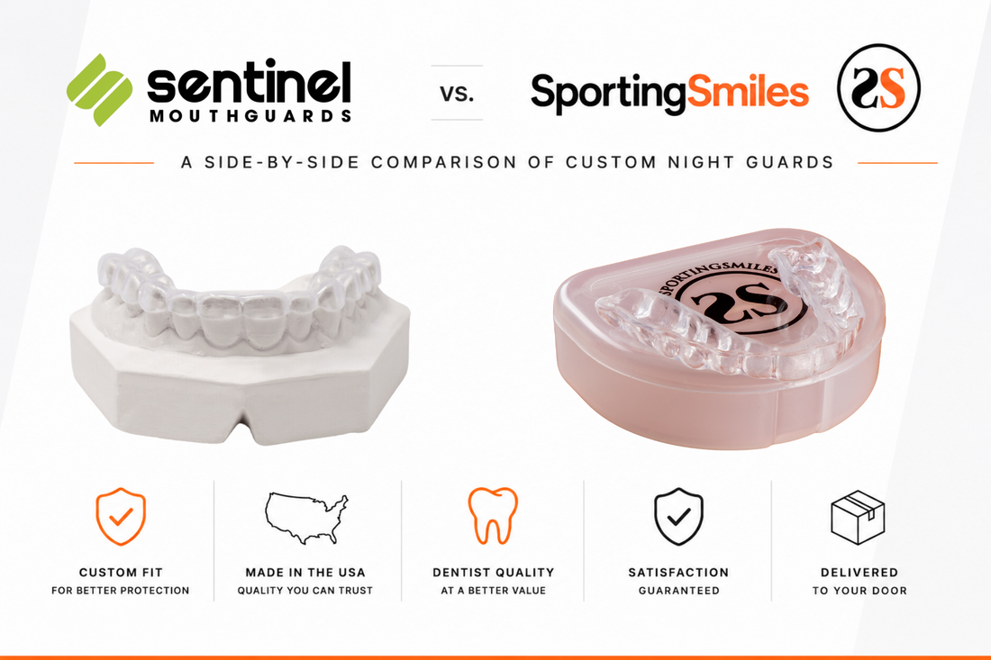 Sentinel Mouthguards vs. SportingSmiles: Which Custom Night Guard Is Right for You?